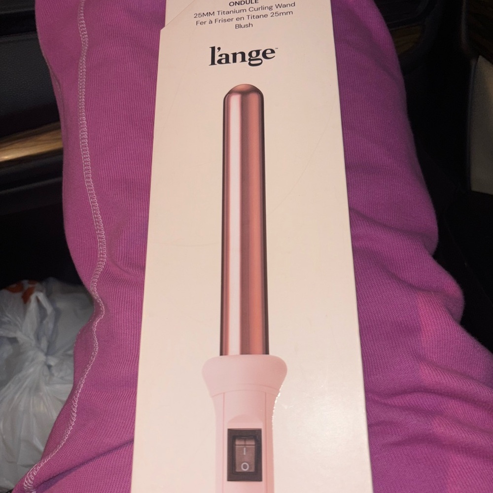Lange Blush Titanium Curling Wand